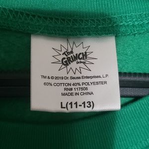 Grinch sweat shirt